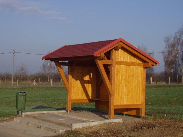 Zastávka u školy - foto 6.4.2010