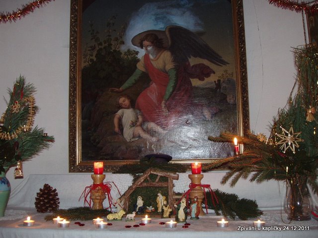 Vánoční zpívání u kapličky v Doubí 2011